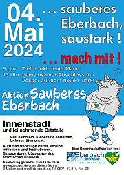 Sauberes Eberbach 04.05.